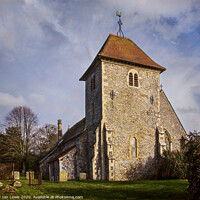 Buy canvas prints of Aldworth Church in Berkshire by Ian Lewis