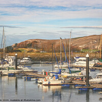 Buy canvas prints of The Marina At Conwy by Ian Lewis