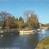 Buy canvas prints of The River Thames At Abingdon by Ian Lewis