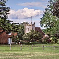 Buy canvas prints of Remenham Church By The Thames by Ian Lewis
