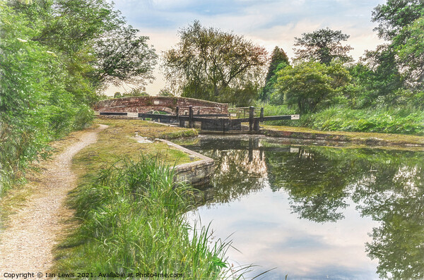 Guyers Lock on the Kennet and Avon Picture Board by Ian Lewis