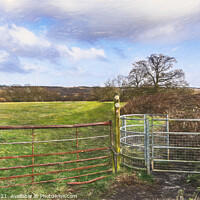 Buy canvas prints of Gateway To The Meadow by Ian Lewis