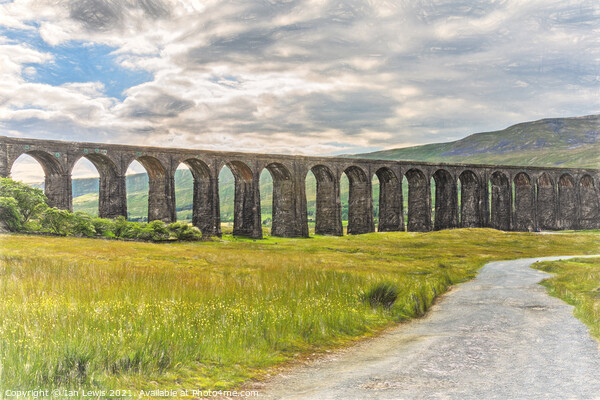 Ribblehead Viaduct Picture Board by Ian Lewis