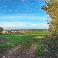 Buy canvas prints of Farmland In South Oxfordshire by Ian Lewis