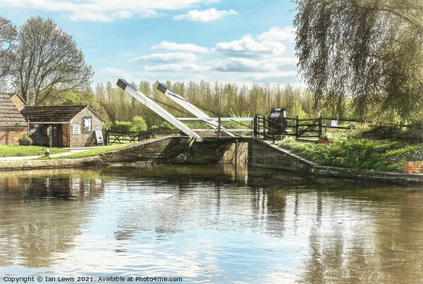 The Oxford Canal At Thrupp Picture Board by Ian Lewis