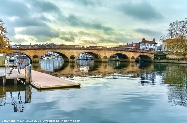 Henley on Thames Bridge Picture Board by Ian Lewis