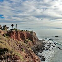 Buy canvas prints of Point Vicente Light by Debra Farrey
