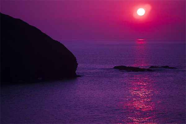 portreath sunset Picture Board by keith sutton