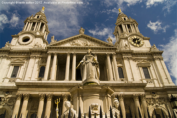 st pauls cathederal Picture Board by keith sutton
