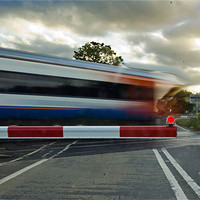 Buy canvas prints of level crossing by keith sutton
