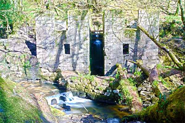 Gunpowder mill in the woods Picture Board by keith sutton