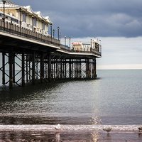 Buy canvas prints of  victorian pier by keith sutton