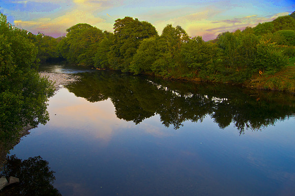  river dart Picture Board by keith sutton