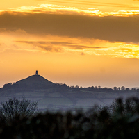 Buy canvas prints of  Glastonbury by keith sutton