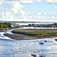 Buy canvas prints of  exe estuary by keith sutton