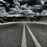 Buy canvas prints of  The Long Road home by timothy jankowski