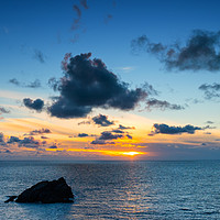 Buy canvas prints of Sunset from Pentire Headland by Dave Cullen