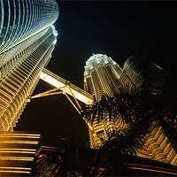 Buy canvas prints of Petronas Towers in colour cast by Paul Fisher