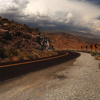 Buy canvas prints of Desert Highway by Paul Fisher