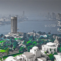 Buy canvas prints of Cairo and the Nile by Paul Fisher