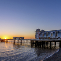 Buy canvas prints of  Sunrise in Penarth by Andrew Richards