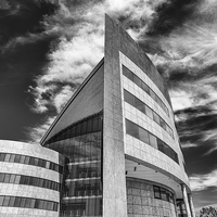 Buy canvas prints of  Cardiff Bay architecture by Andrew Richards