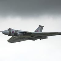 Buy canvas prints of  Avro Vulcan by Andrew Richards
