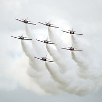 Buy canvas prints of  The Patrulla Águila by Andrew Richards
