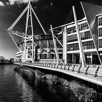 Buy canvas prints of The Principality Stadium  by Andrew Richards