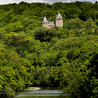 Buy canvas prints of The Castle on the river by Andrew Richards
