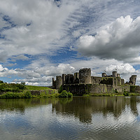 Buy canvas prints of Caerphilly Castle by Andrew Richards