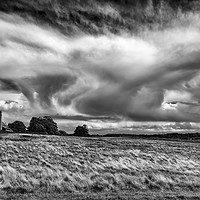 Buy canvas prints of Caerwent storm by Andrew Richards