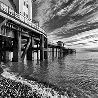 Buy canvas prints of Pier Portrait by Andrew Richards