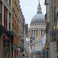 Buy canvas prints of St Pauls Cathedral by Noreen Linale