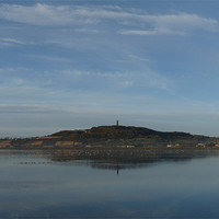 Buy canvas prints of Reflection Of Scrabo by Noreen Linale