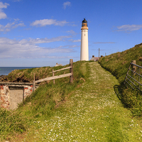 Buy canvas prints of Scurdie Ness lighthouse, Montrose by Campbell Barrie