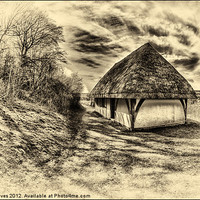 Buy canvas prints of boarhunt cottage by kim Reeves