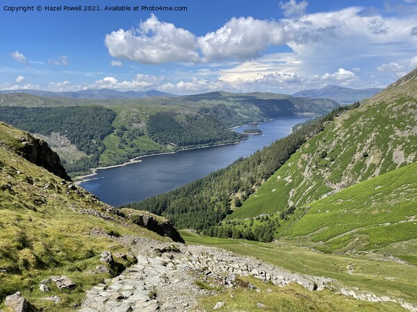 Thirlmere from Helvellyn Picture Board by Hazel Powell