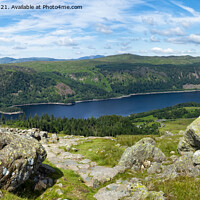 Buy canvas prints of Thirlmere, Lake District by Hazel Powell