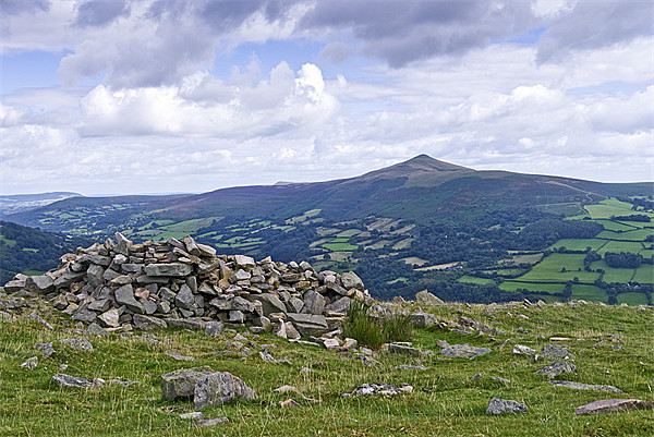 Sugar Loaf in the distance Picture Board by Hazel Powell