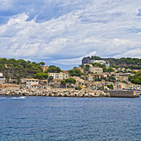 Buy canvas prints of  Port Soller, Majorca by Hazel Powell