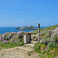 Buy canvas prints of Godrevy Lighthouse by Hazel Powell