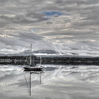 Buy canvas prints of Boat in the Clouds by Richard Schofield