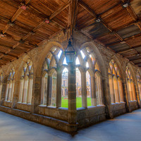 Buy canvas prints of durham cloisters by Jeff Brunton