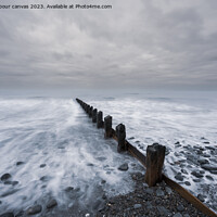 Buy canvas prints of Barmouth seascape by carl barbour canvas