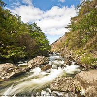 Buy canvas prints of Afon Glaslyn by carl barbour canvas