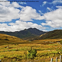 Buy canvas prints of Towards Snowdon by carl barbour canvas