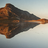 Buy canvas prints of Llyn Cregennan sunset 2 by carl barbour canvas