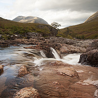 Buy canvas prints of Etive Falls by carl barbour canvas