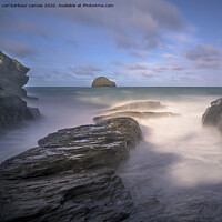 Buy canvas prints of Gull Rock by carl barbour canvas